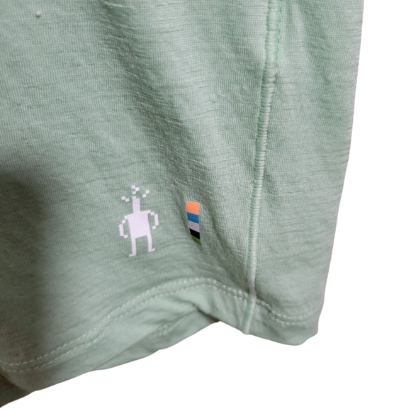Smartwool Mint Green Wool Women's Short Sleeve T-Shirt - Picture 5 of 7